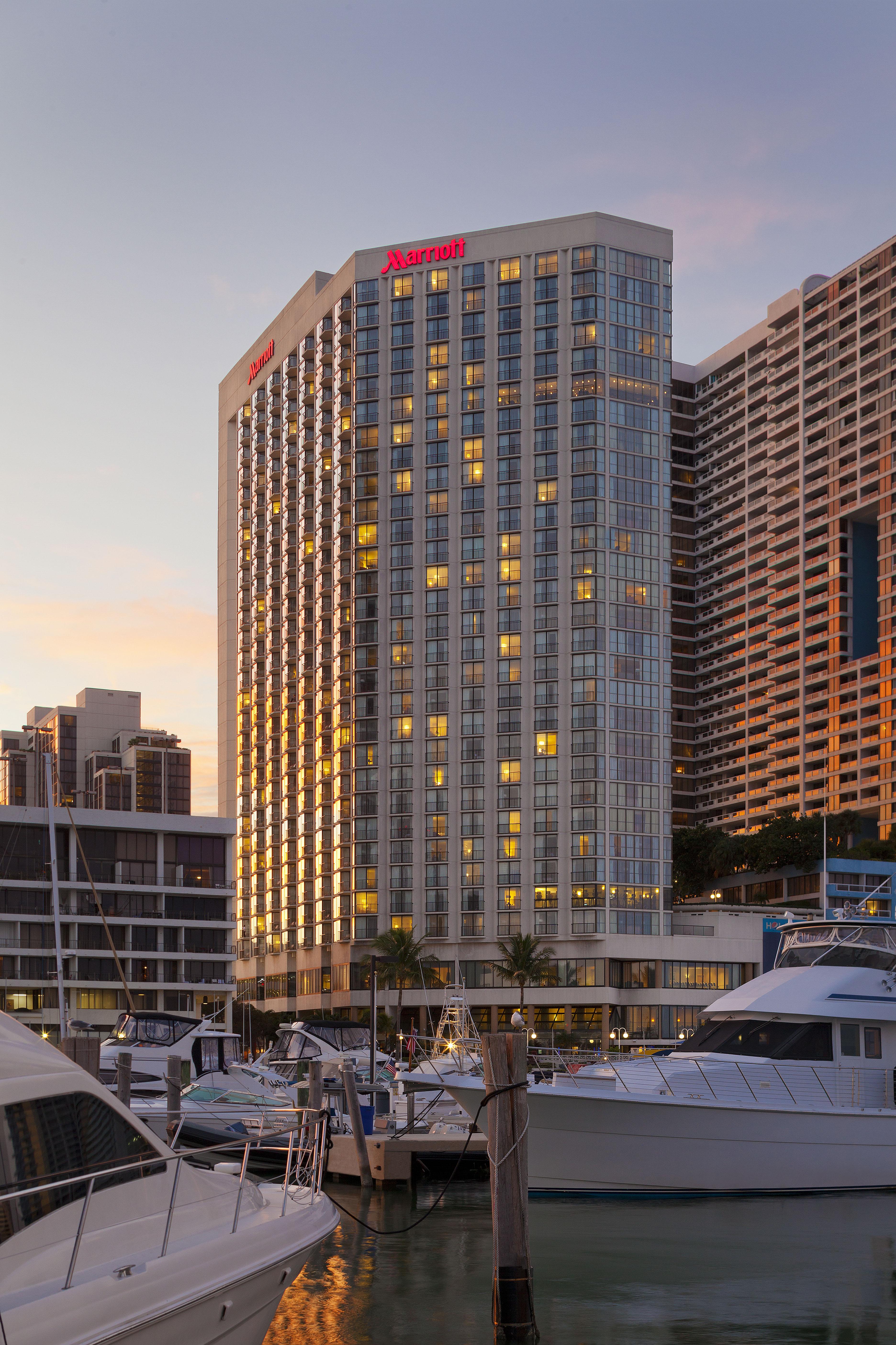 Miami Marriott Biscayne Bay Hotel Exterior foto